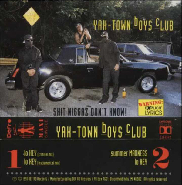 Yacktown Boys Club (Def Ro Records, Mapless Records) in Pontiac